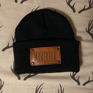 Personalized Baby Beanie w/ name Maverick
